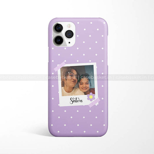 Customized Polka Polaroid Frame Phone Cover