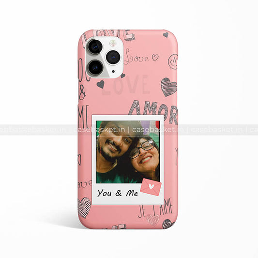 Customized Love Polaroid Frame Phone Cover