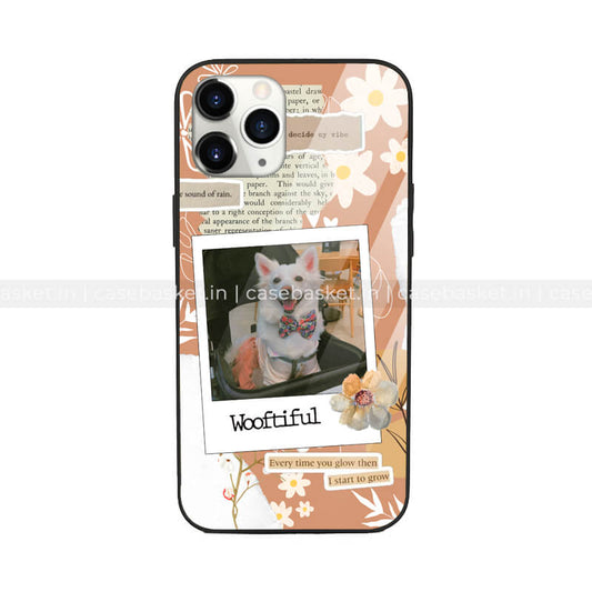 Aesthetic Polaroid Frame Glass Phone Cover