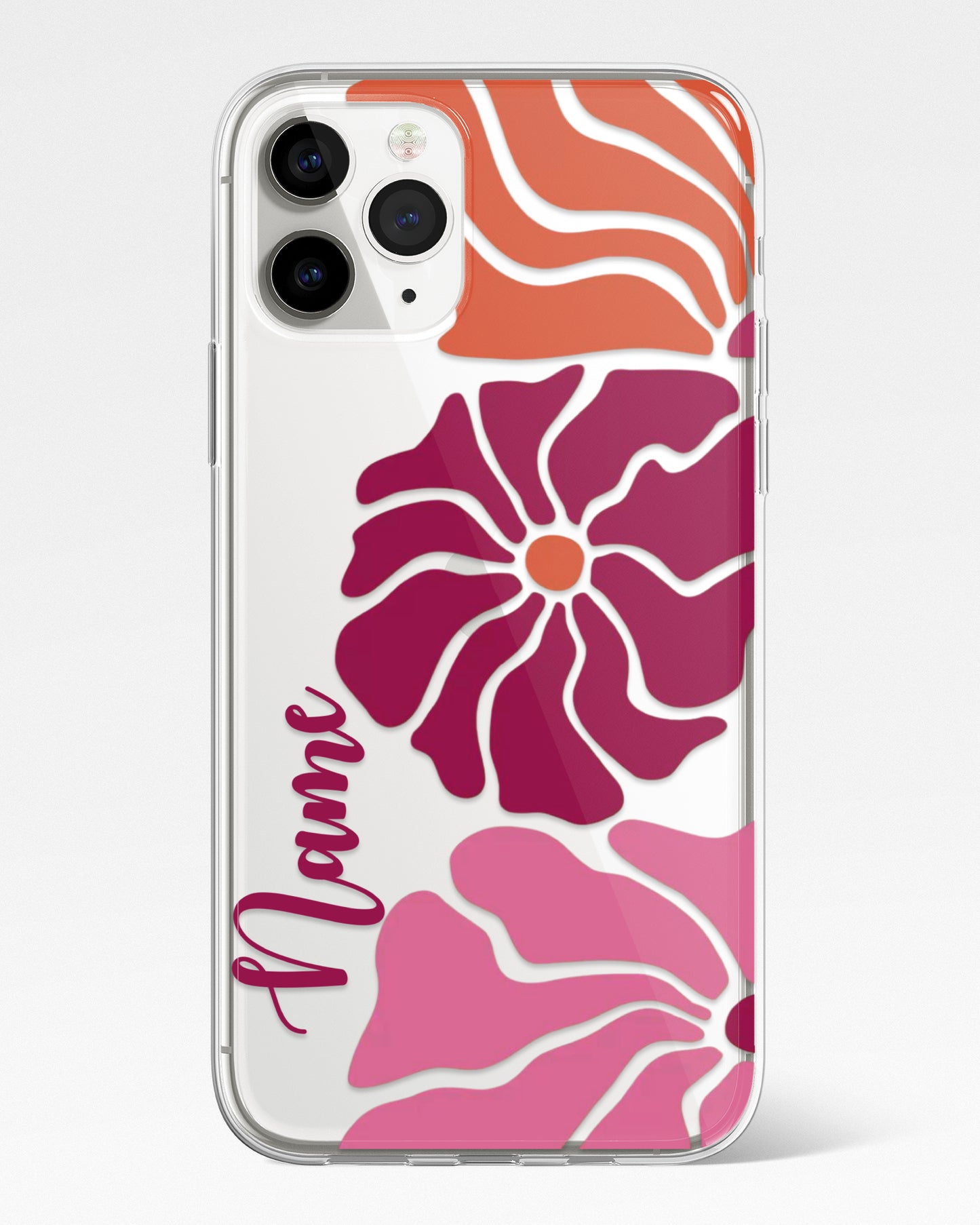 Petal Pop Transparent Silicone Phone Cover