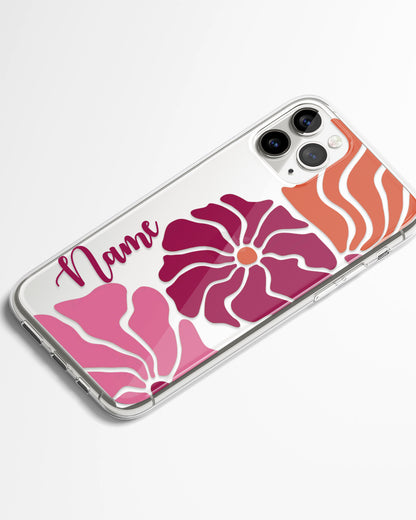 Petal Pop Transparent Silicone Phone Cover