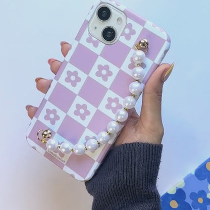 LilaCheck Daisy Pearl Phone Cover