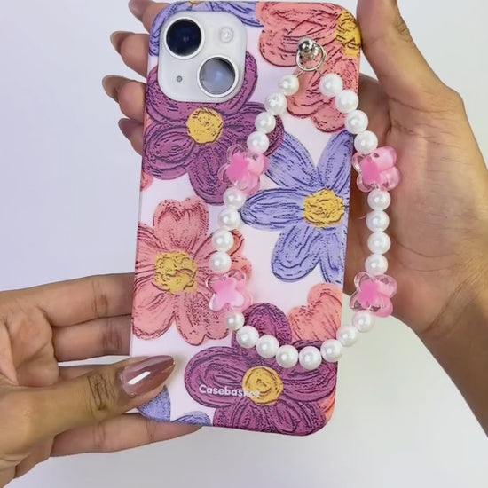 Blossom Bash Pinkpearl Fall Chain Phone Cover