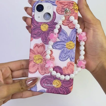 Blossom Bash Pinkpearl Fall Chain Phone Cover