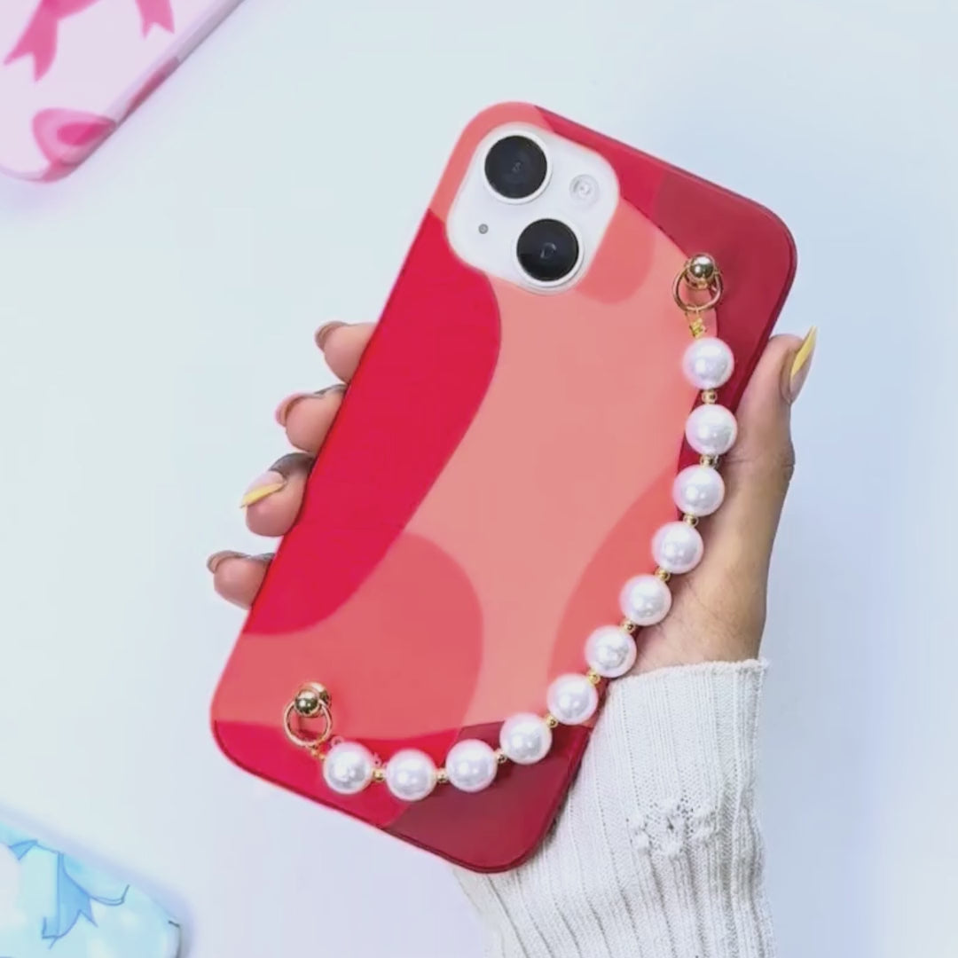 Abstract Art Red Pearl Phone Cover