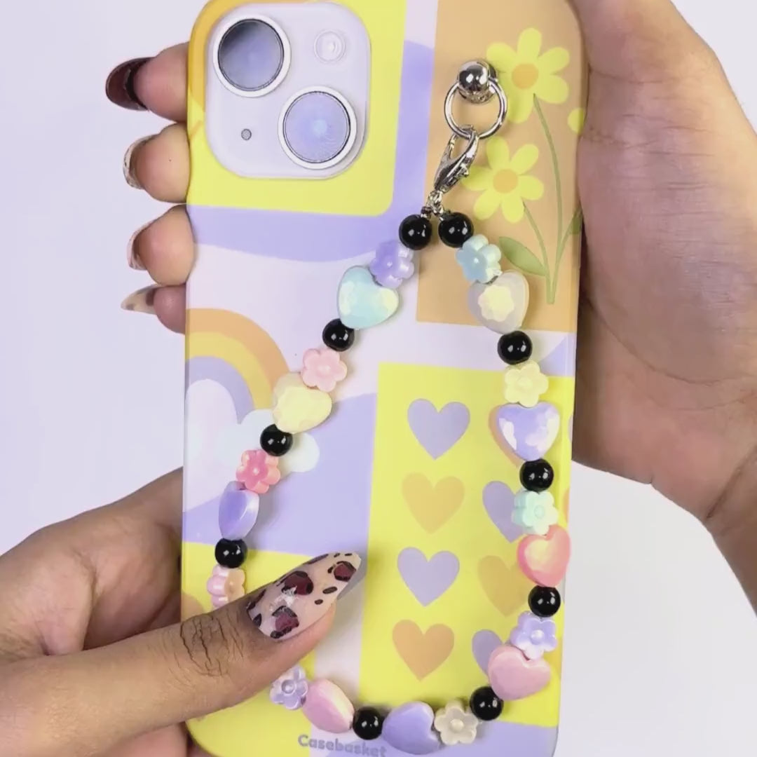 Pastel Popsicle Heartflowers Fall Chain Phone Cover