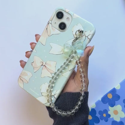 Bowsie Bow Pearl Fall Chain Phone Cover