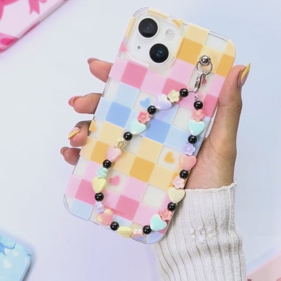 HeartRush Transparent Heartflowers Charm Phone Cover