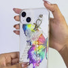 Popwings Transparent Pearlfly Fall Chain Phone Cover