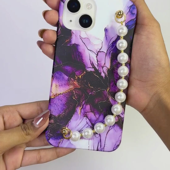 Purple Chaos Pearl Phone Cover