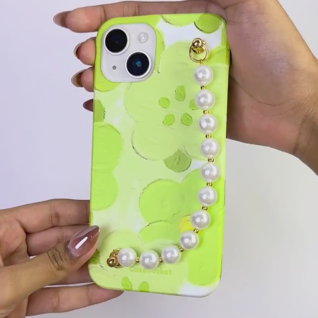 Minty Meadow Pearl Phone Cover