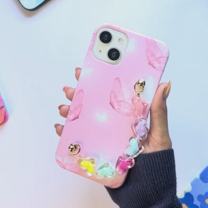 Light Wings Candy Heart Chain Phone Cover