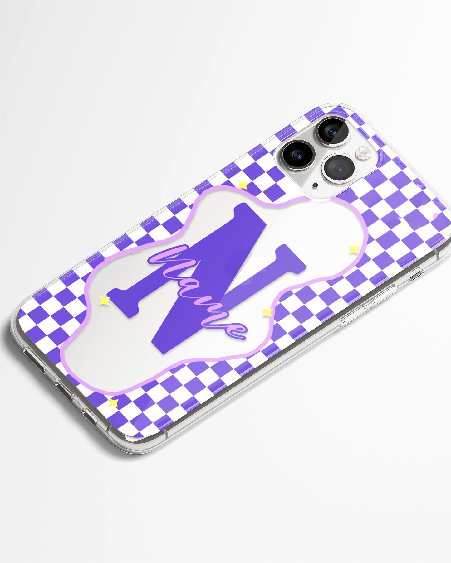 My Initial Pop Transparent Silicone Phone Cover