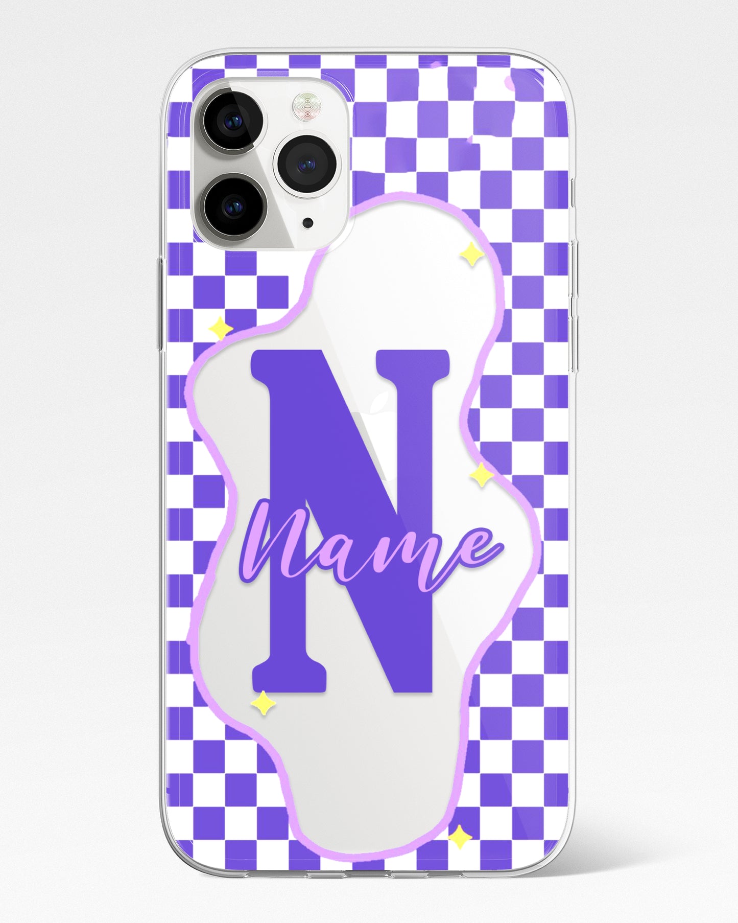 My Initial Pop Transparent Silicone Phone Cover