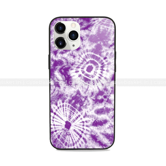 Plum Tye Dye Glossy Phone Cover
