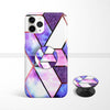 Purple Galaxy Geometric Phone Cover