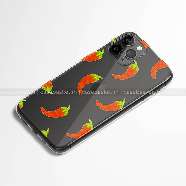 Red Pepper Silicone Phone Cover
