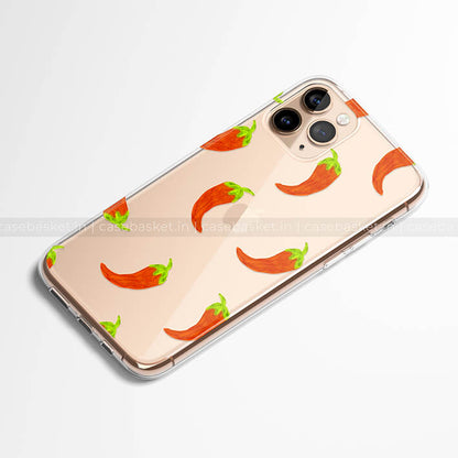 Red Pepper Silicone Phone Cover