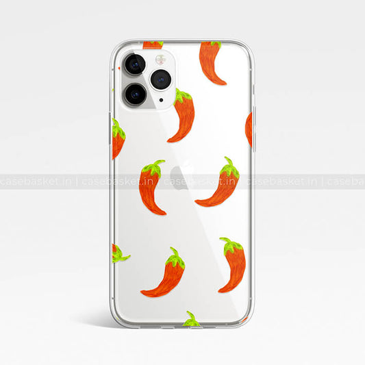 Red Pepper Silicone Phone Cover