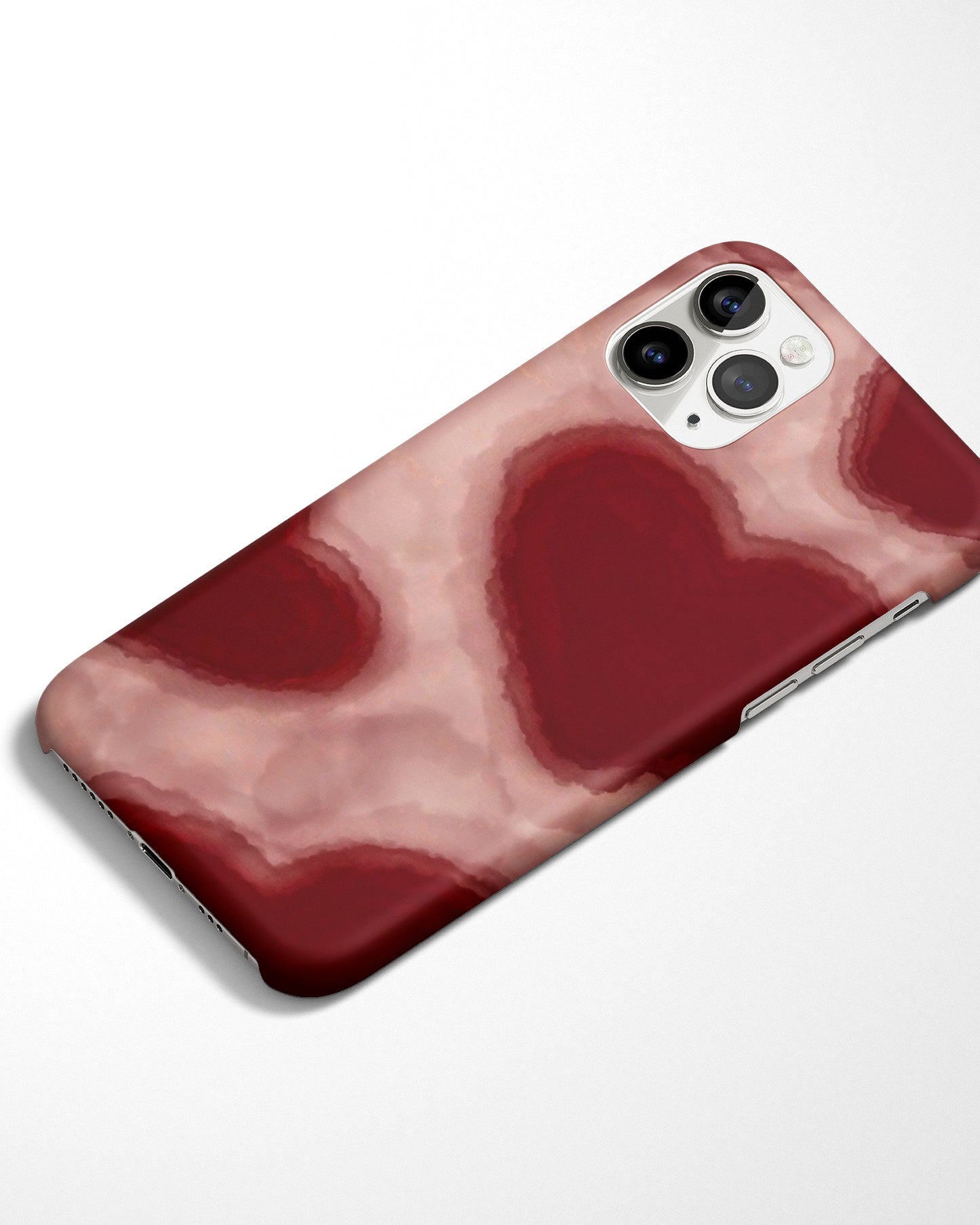 Crimson Reverie Heart Phone Cover