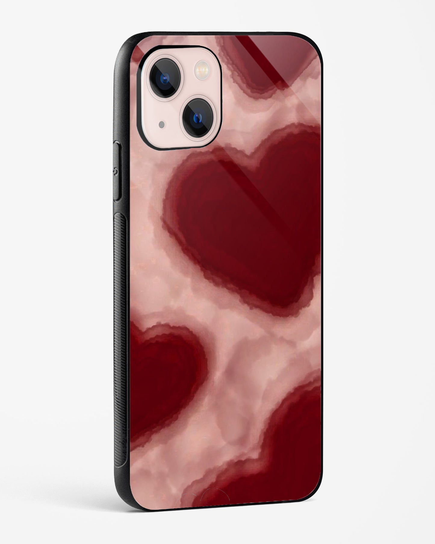 Crimson Reverie Heart Phone Cover