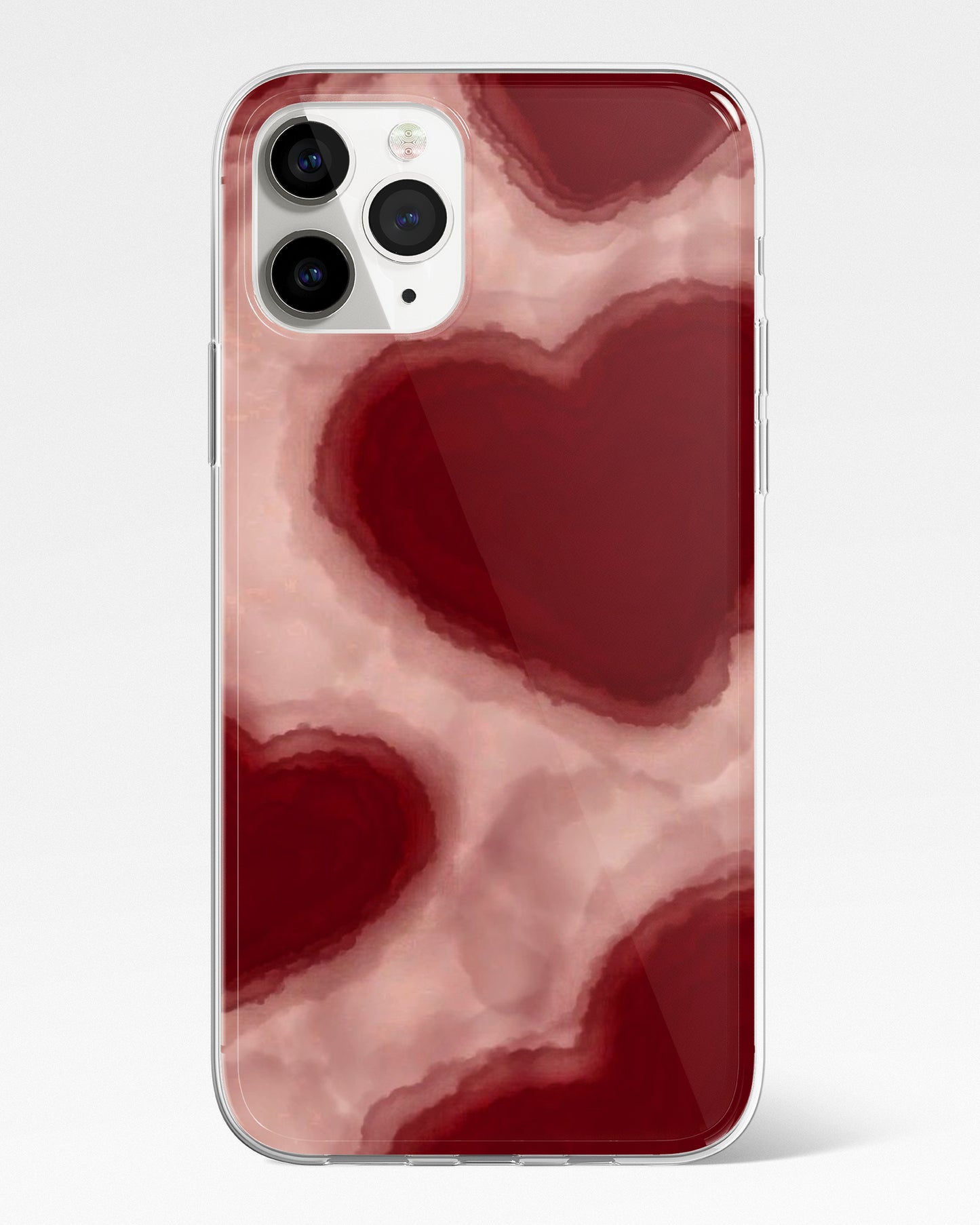 Crimson Reverie Heart Phone Cover