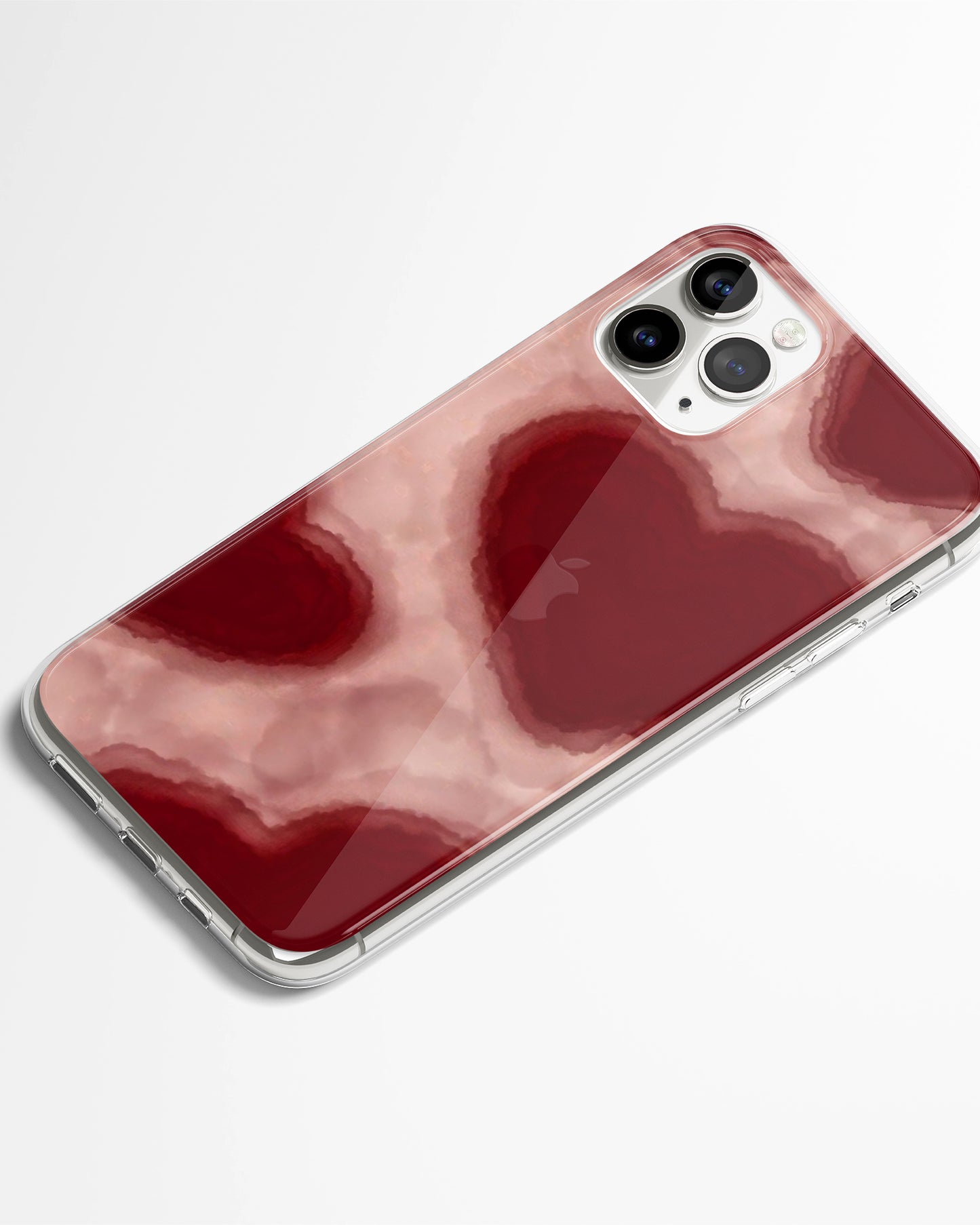 Crimson Reverie Heart Phone Cover