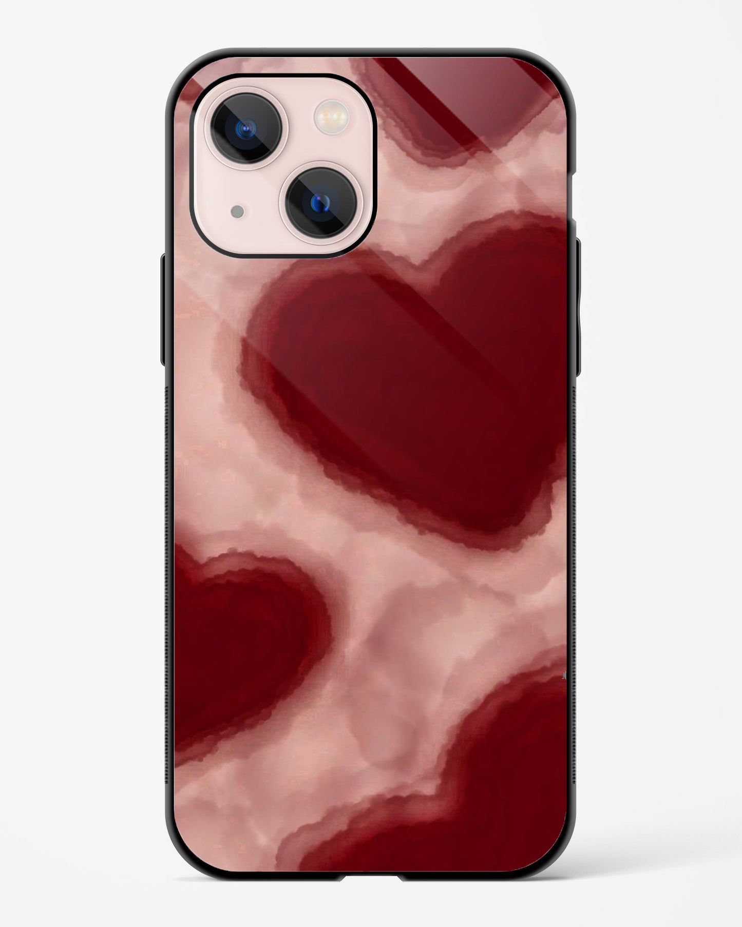 Crimson Reverie Heart Phone Cover