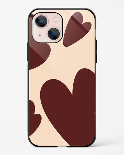 Velvet Cocoa Heart Phone Cover