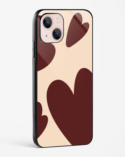 Velvet Cocoa Heart Phone Cover