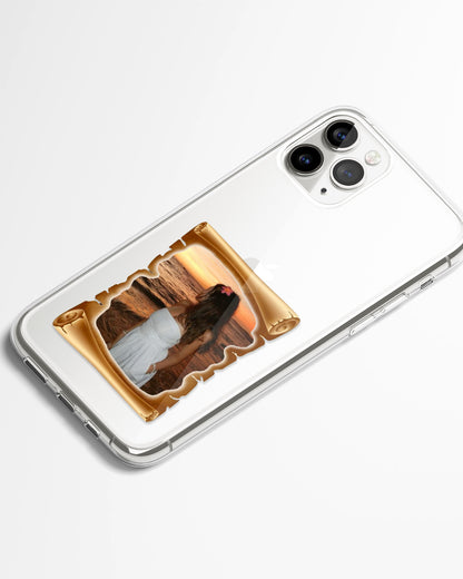 Scroll Frame Transparent Silicone Cover