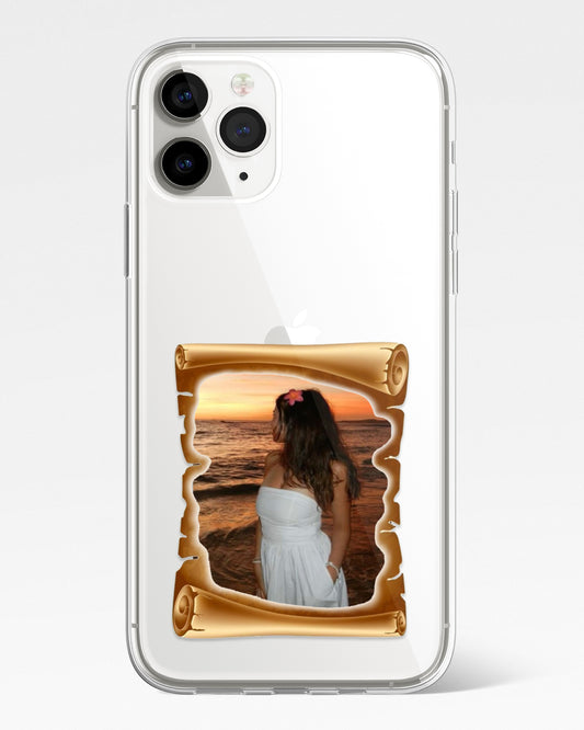 Scroll Frame Transparent Silicone Cover