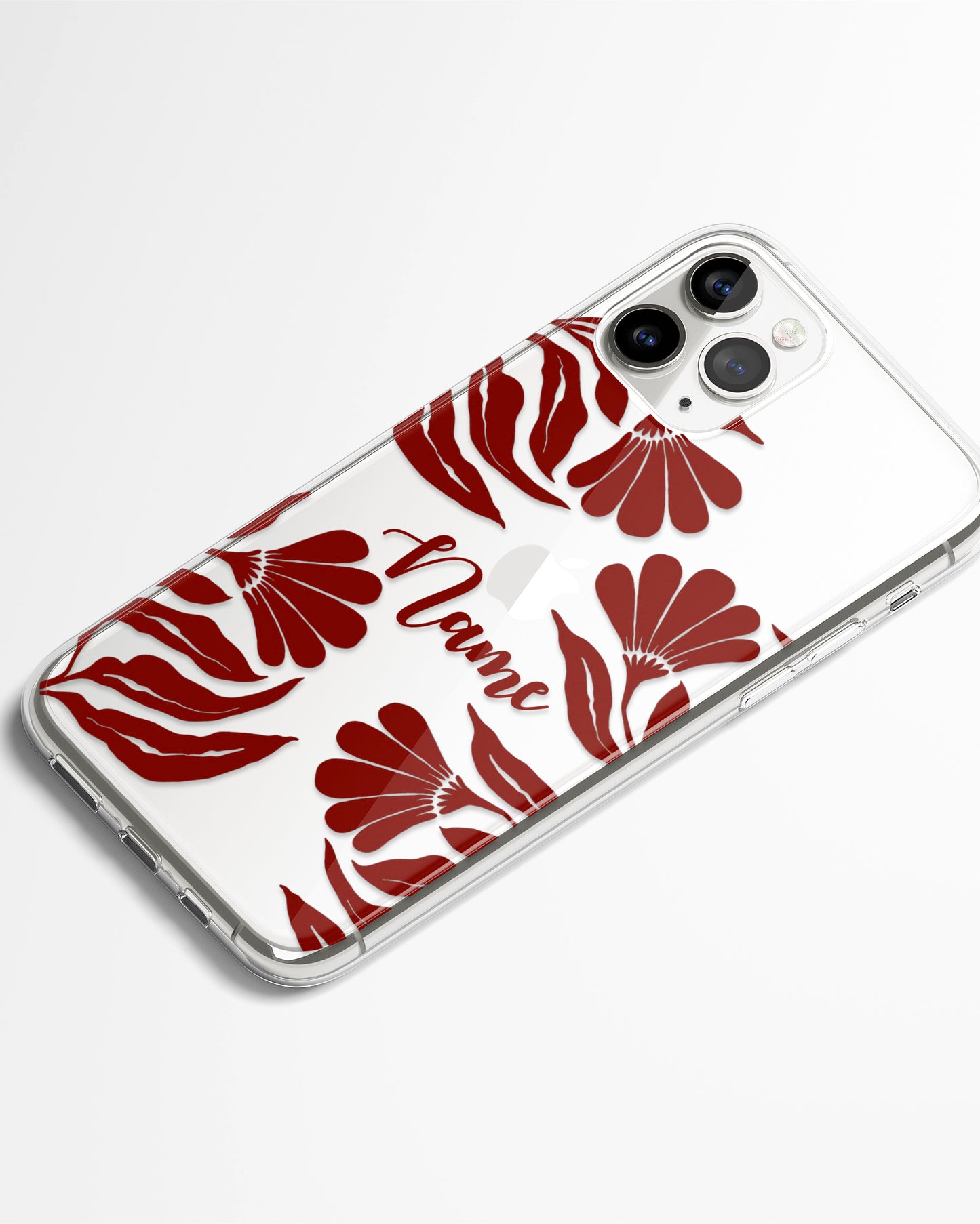 Bold Botanica Transparent Silicone Phone Cover