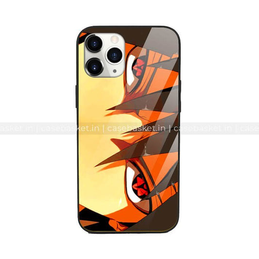 Sasuke-Naruto Anime Glass Phone Cover