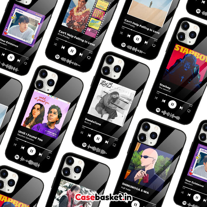 Customize Music Player Glass Phone Cover