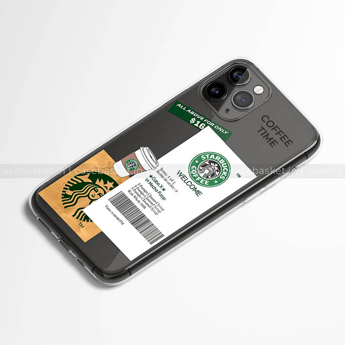 Starbucks Coffee Transparent Silicone Cover