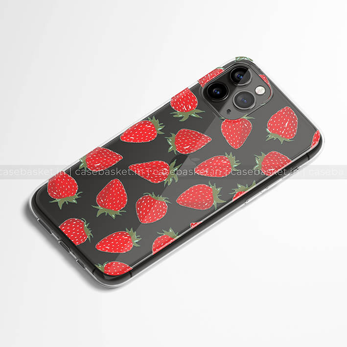 Strawberry Silicone Phone Cover