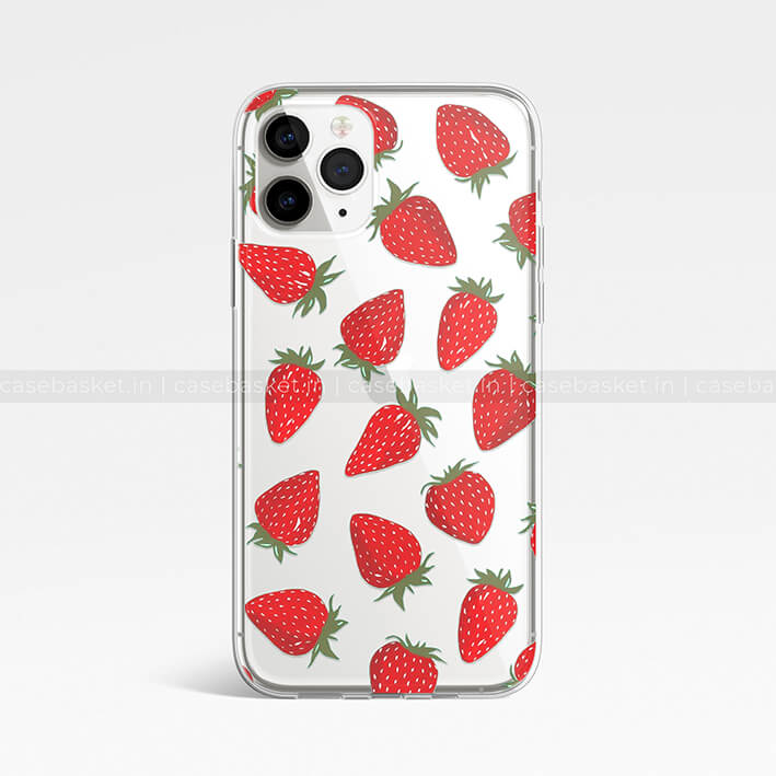 Strawberry Silicone Phone Cover