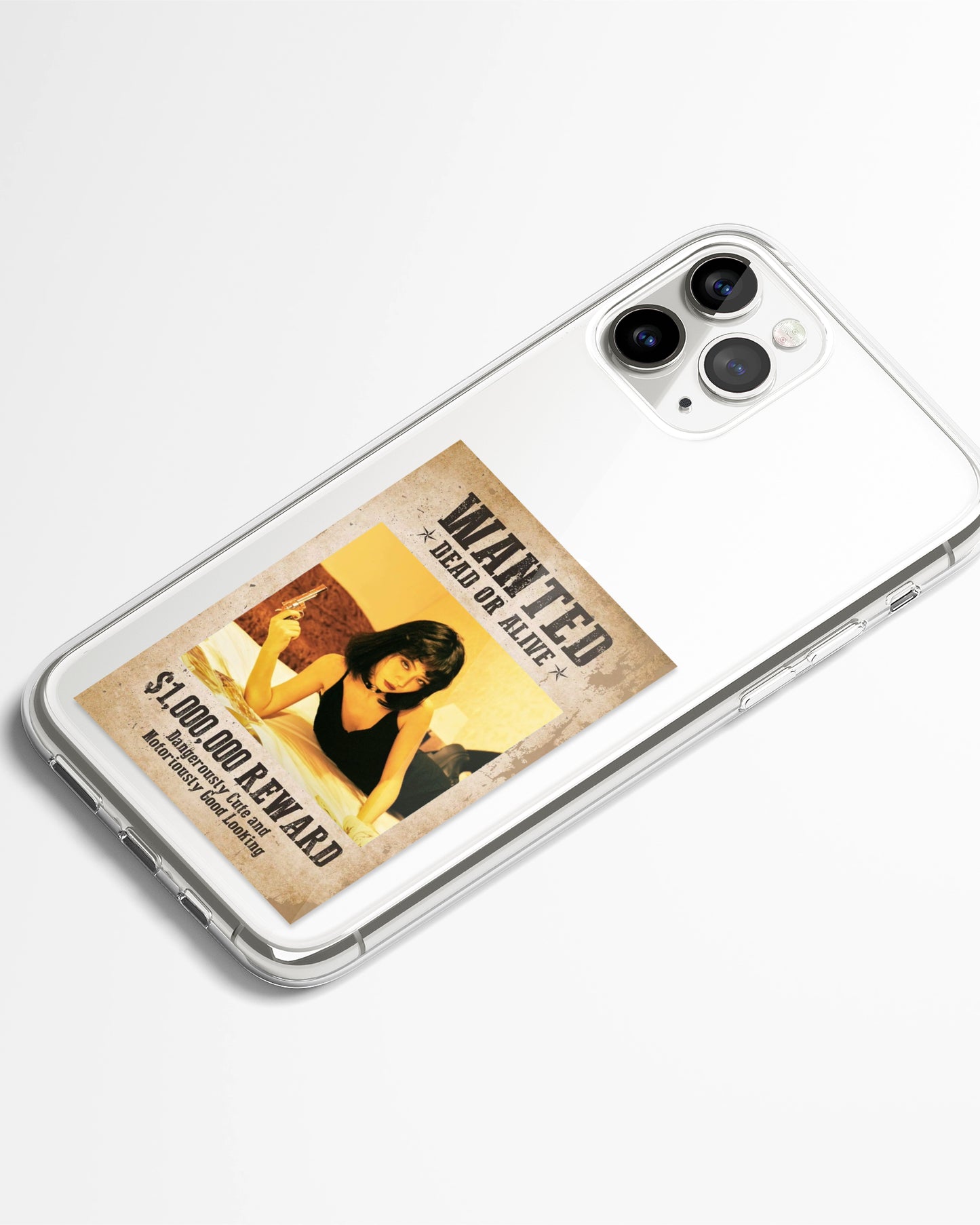 Wanted Polaroid Frame Transparent Silicone Cover