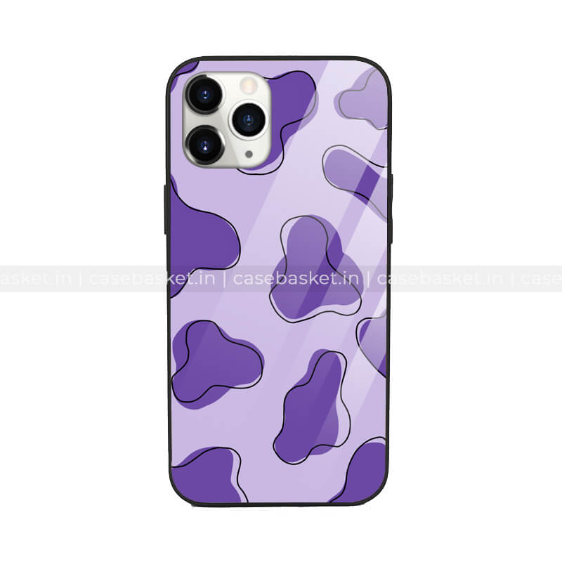 Wobble Purple Glossy Phone Cover