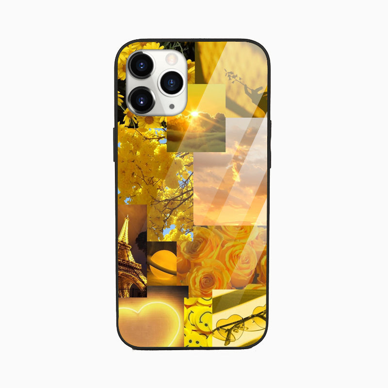 Warm Sunshine Aesthetic Glass Phone Cover