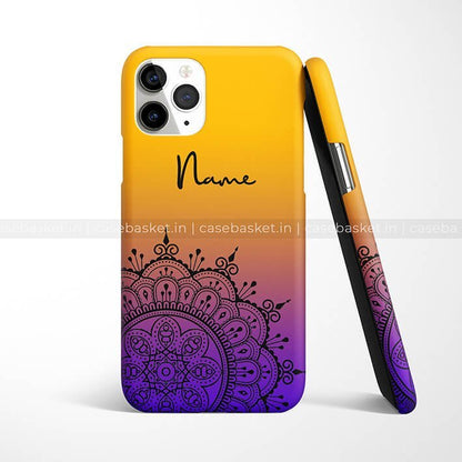 Mandala Violet Yellow Shade Phone Cover