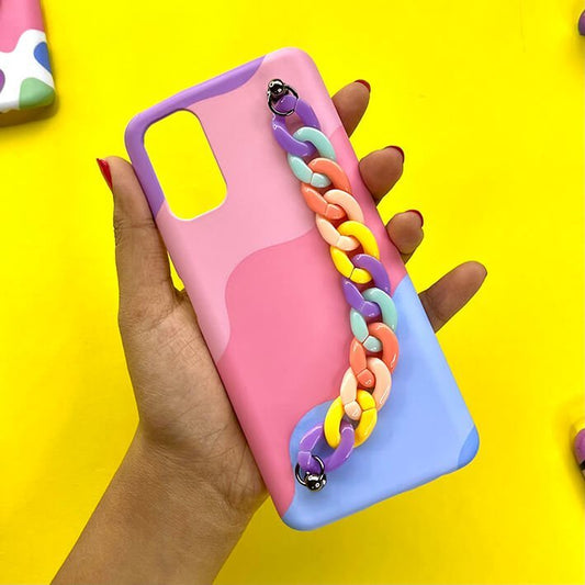Blush Rainbow Chain Phone Cover