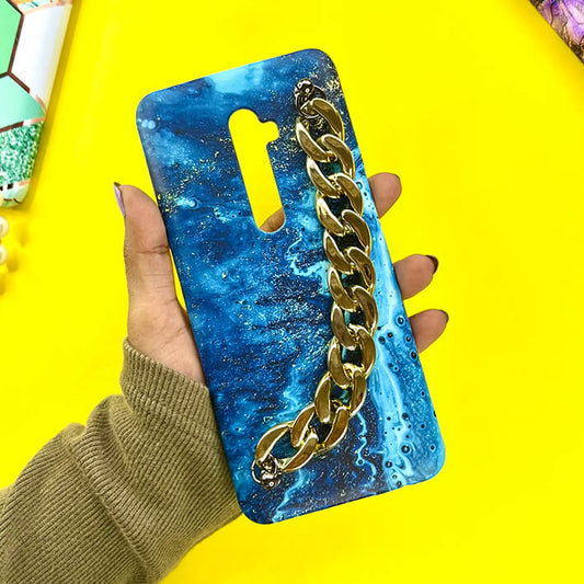 Ocean Breeze Golden Chain Phone Cover