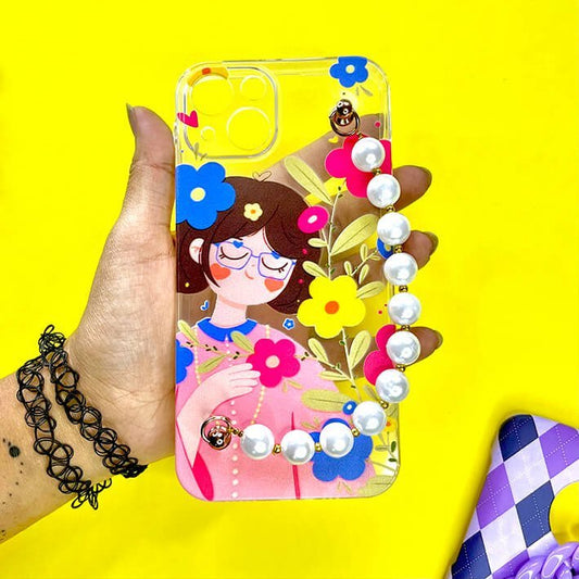 Calm Lily Pearl Phone Cover