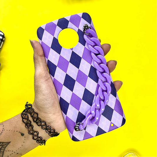 Pur Hex Purple Chain Phone Cover