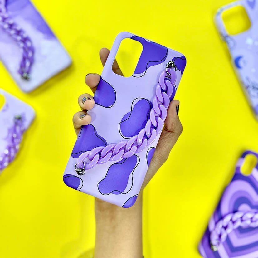 Wobble Purple Chain Phone Cover