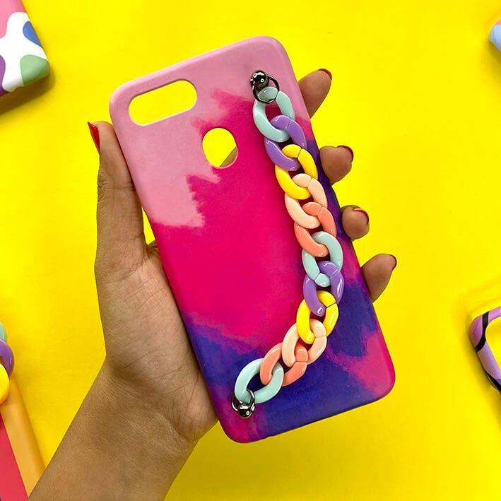 Roseate Rainbow Chain Phone Cover