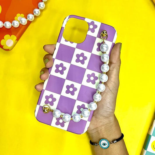 LilaCheck Daisy Pearl Phone Cover