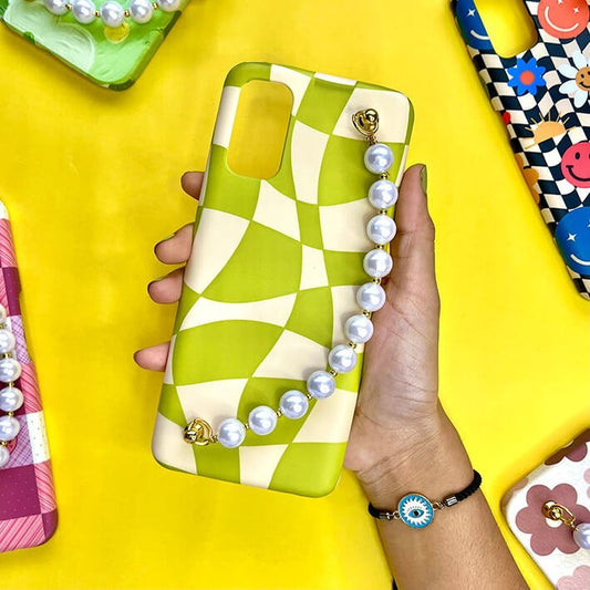 Zigzag Green Pearl Phone Cover